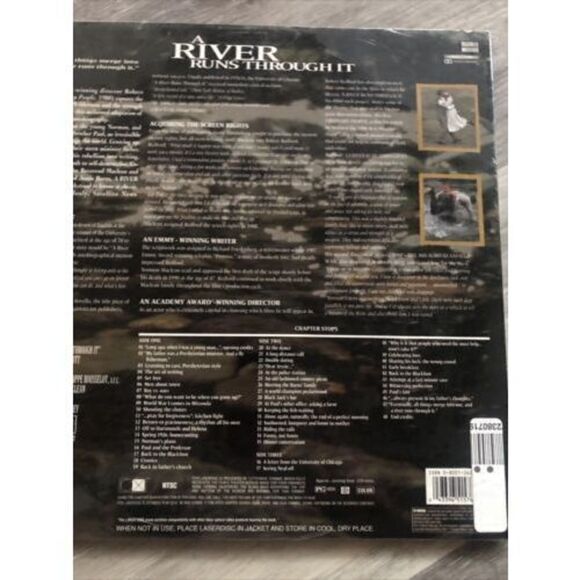 A River Runs Through It (1992) Laserdisc Craig Sheffer Brad Pitt,Deluxe Edition - Picture 5 of 6